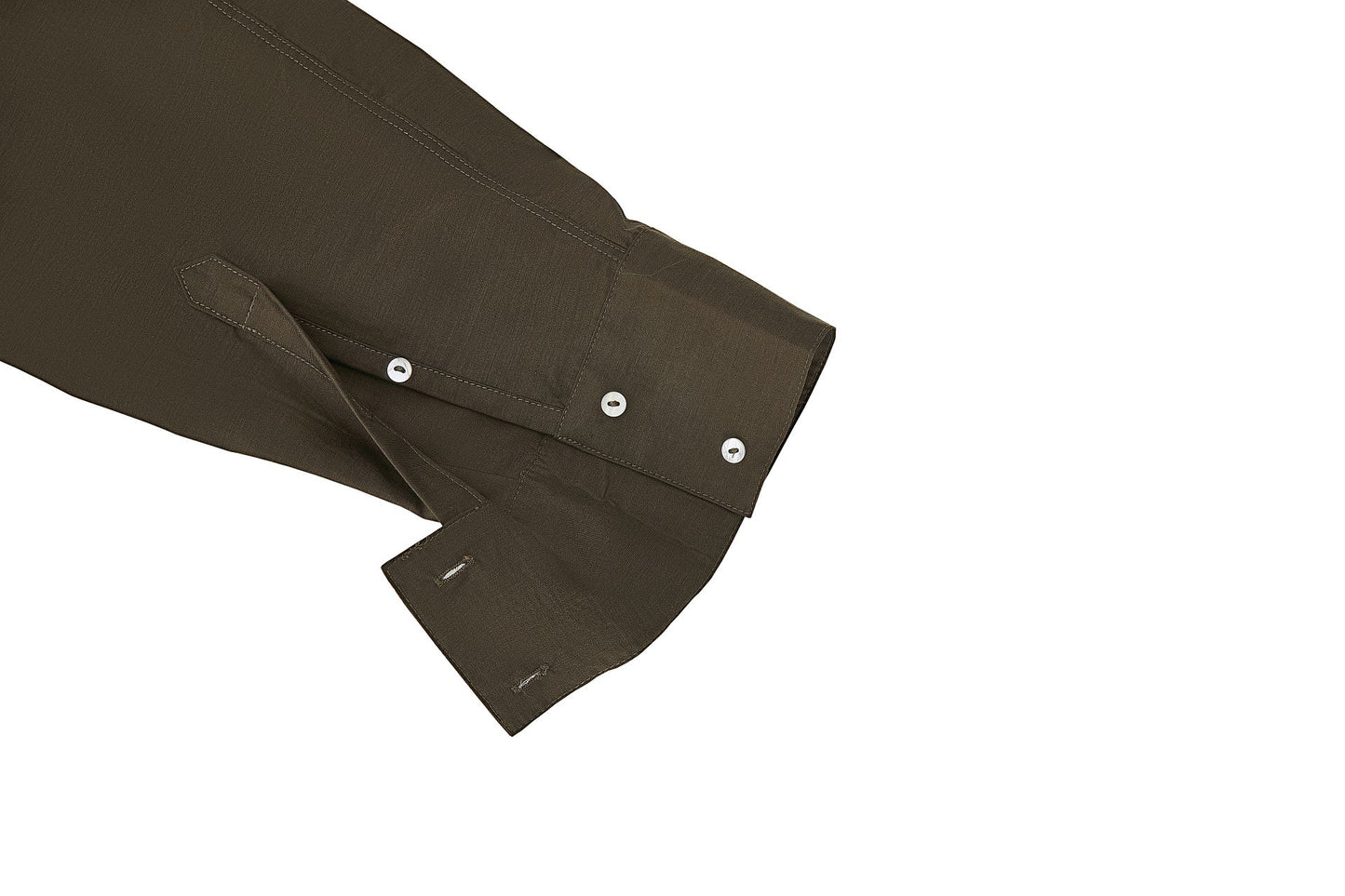 Bamboo fiber blended shirt with swing collar